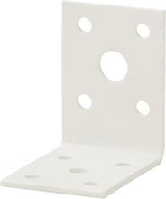 Vinkelbeslag Vit 50 x 35 x 2,5 mm Heco